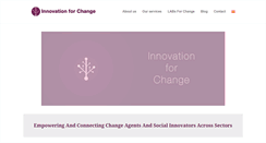 Desktop Screenshot of innovationforchange.org